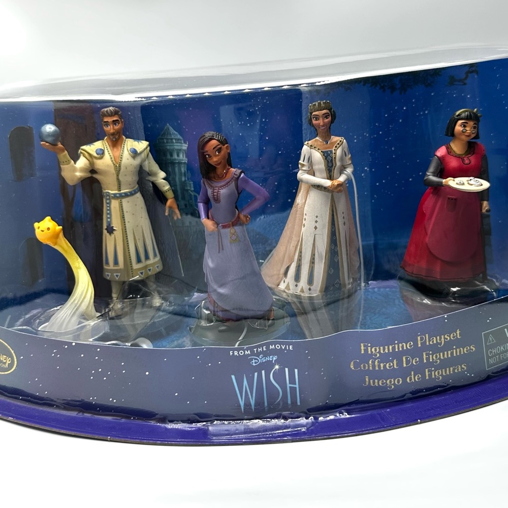 Disney whish figurine playset set of 5 figures ages 3+ NEW